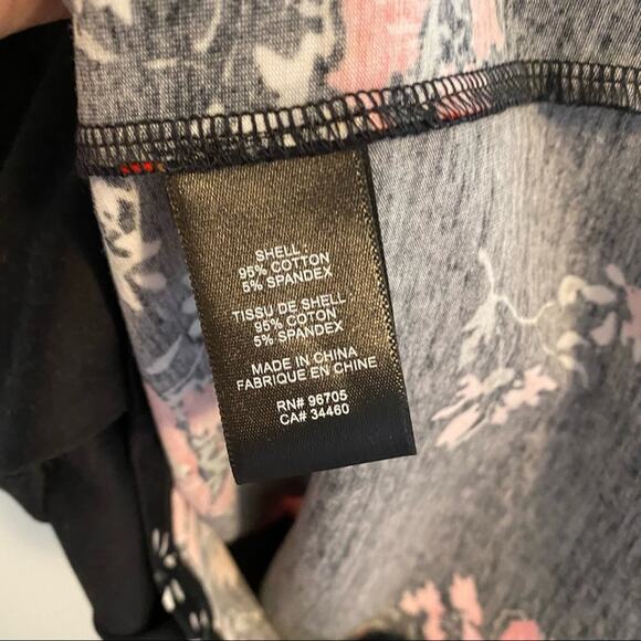 Rebecca Taylor Black Red Floral Cotton Ruffle Bodycon Mini Dress XS - Picture 10 of 12